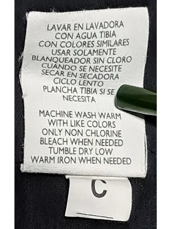 Daisy Fuentes Womens Cargo Shorts Size 6 Black 100% Cotton Mid-Rise Casual Style - Picture 5 of 7